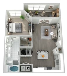 a floor plan image of the westchester apartments in houston, tx