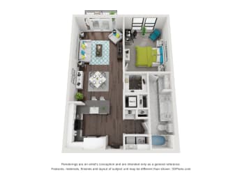  Floor Plan Midtown