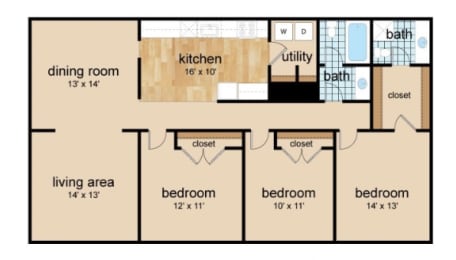  Floor Plan C2A