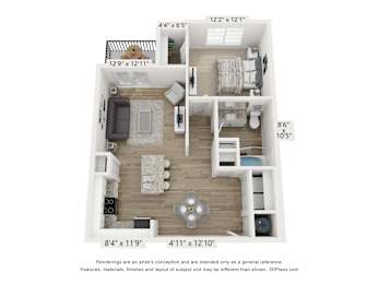 at Evolve at Parkway Apartment Homes, Concord, NC, 28027