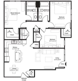 Three Bedroom Grand Courtyard at The Retreat at Juban in Denham Springs, LA