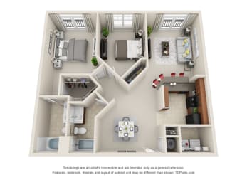  Floor Plan Village Green Flats 1112