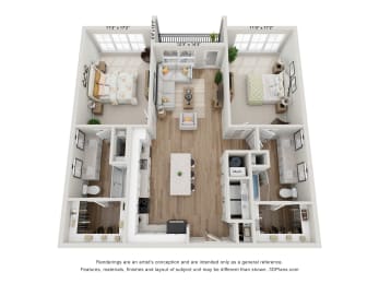 bedroom floor plan an open concept layout with a lot of natural light