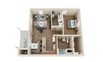  Floor Plan One Bedroom