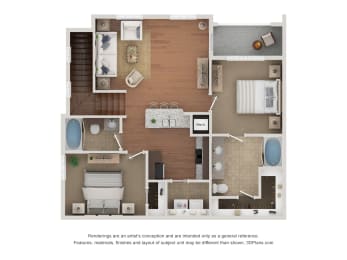  Floor Plan The Fairfield w/Garage