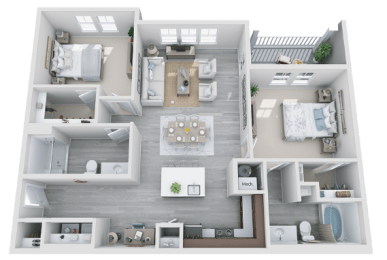 a floor plan image of the westchester apartments in houston, tx