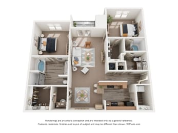 a floor plan of a 1 bedroom192 sq ft house