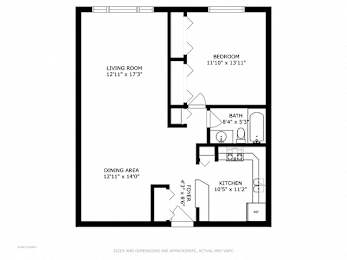  Floor Plan 1X1