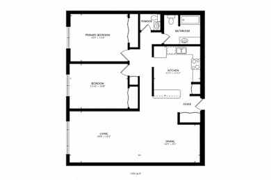  Floor Plan 2X1.5