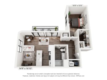  Floor Plan HQ-1F