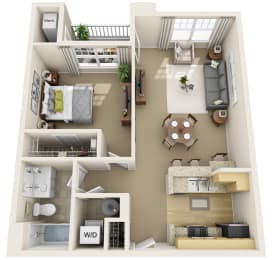 Newbury Floor Plan at Bristol Station, Naperville, Illinois