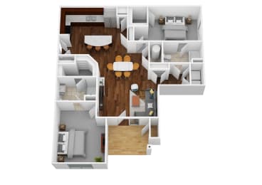 the bungalow floor plan with 236 sq ft of space