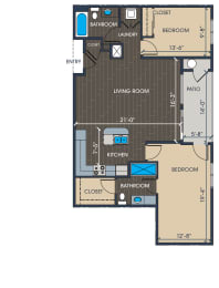  Floor Plan B2.3 - Two Bedroom