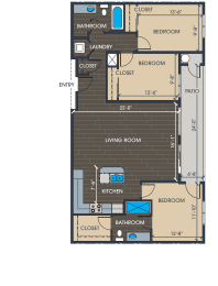  Floor Plan C2 -Three Bedroom