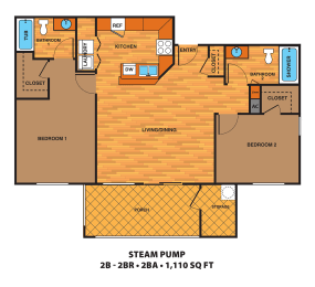 a floor plan of a roommates roommates floor plan with bedrooms and a bathroom