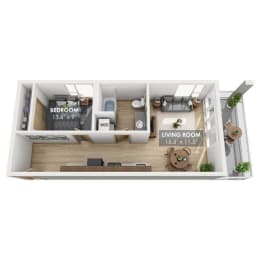Boxcar Flatbed Floor Plan