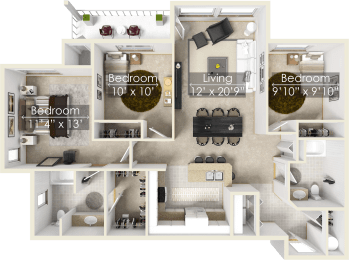 the residences at the domain floor plans