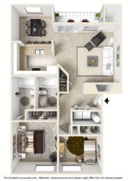 the floor plan of fountain court apartments grove