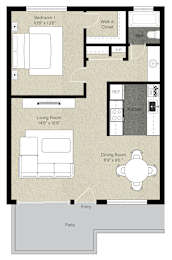 1Bed 1Bath at Cherrywood Apartments, California
