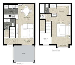 1Bed 1Bath_F at The Woods Apartments, California, 95136