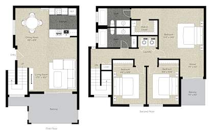 3Bed 2Bath_C at The Woods Apartments, San Jose, 95136