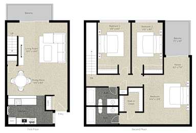 3Bed 2Bath at The Woods Apartments, San Jose, 95136