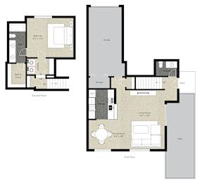 1Bed 1Bath_I at The Woods Apartments, San Jose
