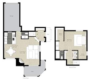 1Bed 1Bath_J at The Woods Apartments, San Jose, California