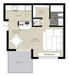 Studio_A at The Woods Apartments, California, 95136