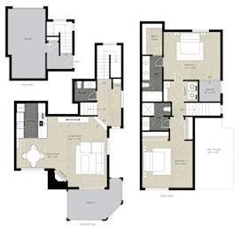 2Bed 2Bath_F at The Woods Apartments, San Jose
