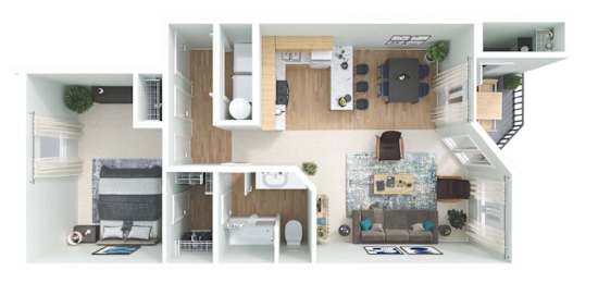 a floor plan of a house
