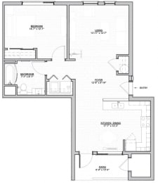 a blueprint of a floor plan of a house