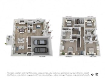 Floor Plan  2 bedroom floor plan  the residences at sawmill estates apartments