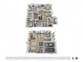Floor Plan  2 bedroom floor plan  the residences at sawmill estates apartment homes