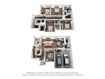 Floor Plan  a floor plan of a house with a bedroom and a living room
