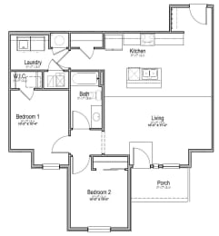 a floor plan of a home