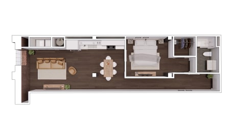 D1.3 Floor Plan at The Mill at Prattville, Prattville, AL