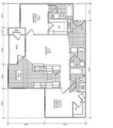 Floor Plan 2 Bedroom