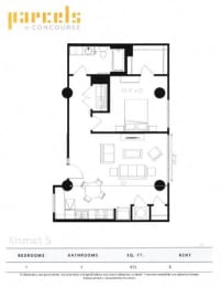 A5-page-001 Floor Plan at Parcels at Concourse, Memphis, TN