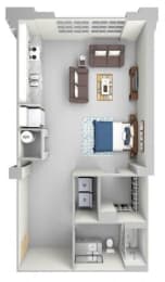 Crafton Floor Plan at Parcels at Concourse, Tennessee