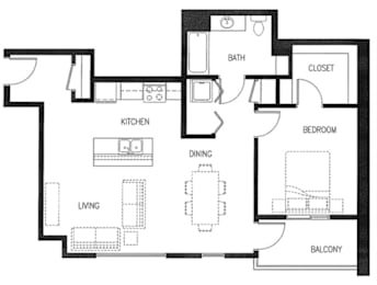  Floor Plan Phase 2 Building 1 Unit 1F
