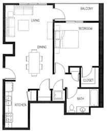  Floor Plan Phase 2 Building 1 Unit 1G
