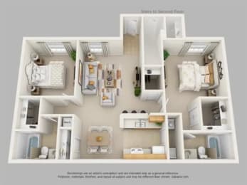 a floor plan of the acadia