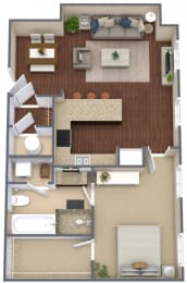 Transit 12 Floor Plan at Metro67, Tennessee