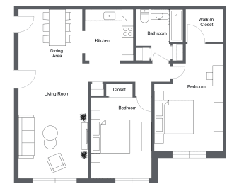 Essex Stoughton Two Bedroom One Bathroom