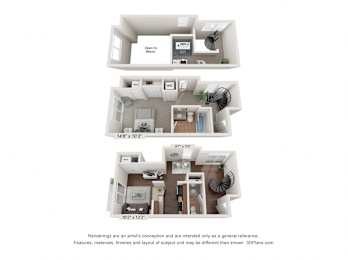 apartment 324 floor plan image