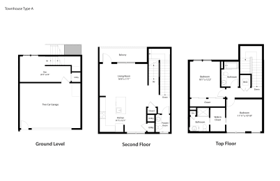 Townhouse Layout at The Mastlight Weymouth MA