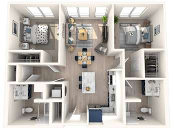 340_Two_Bed_Two_Bath_Medium_Floor_Plan_Image