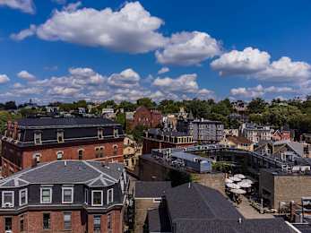 a view of a city from the roof of a building at Union 346, Somerville, MA