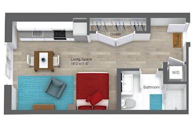Floor Plan at Union 346, Massachusetts